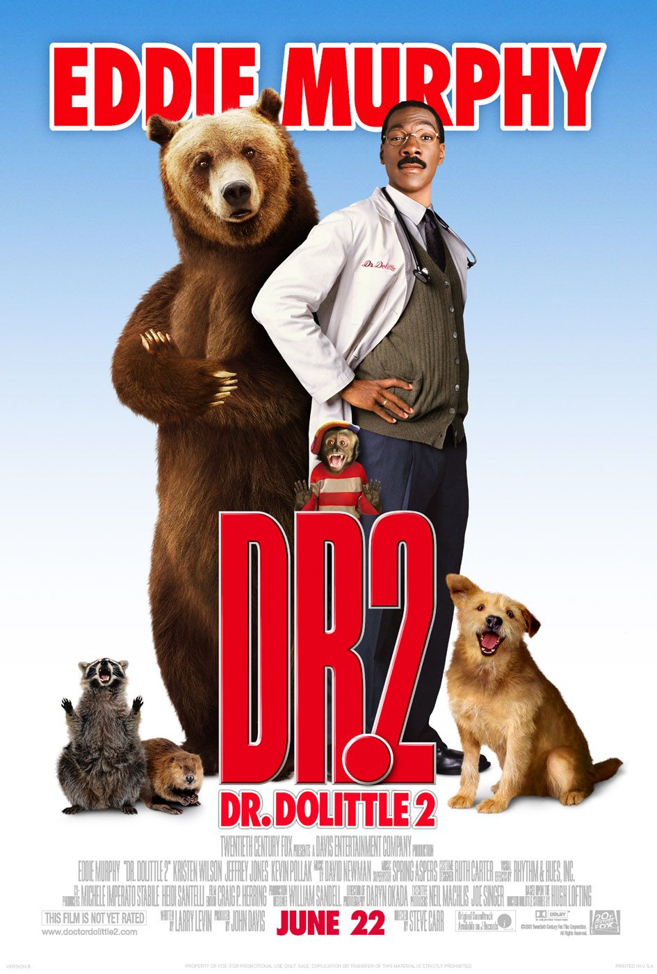 Dr. Dolittle 2 (2001) ด็อกเตอร์จ้อ สื่อสัตว์โลกมหัศจรรย์ 2 Eddie Murphy