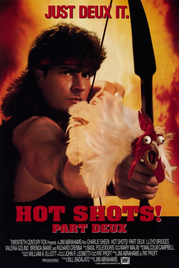 Hot Shots! Part Deux (1993) ฮ็อตช็อต 2 เสืออากาศจิตป่วน ตอน นักรบแรมเบอะสมองเลอะ Charlie Sheen