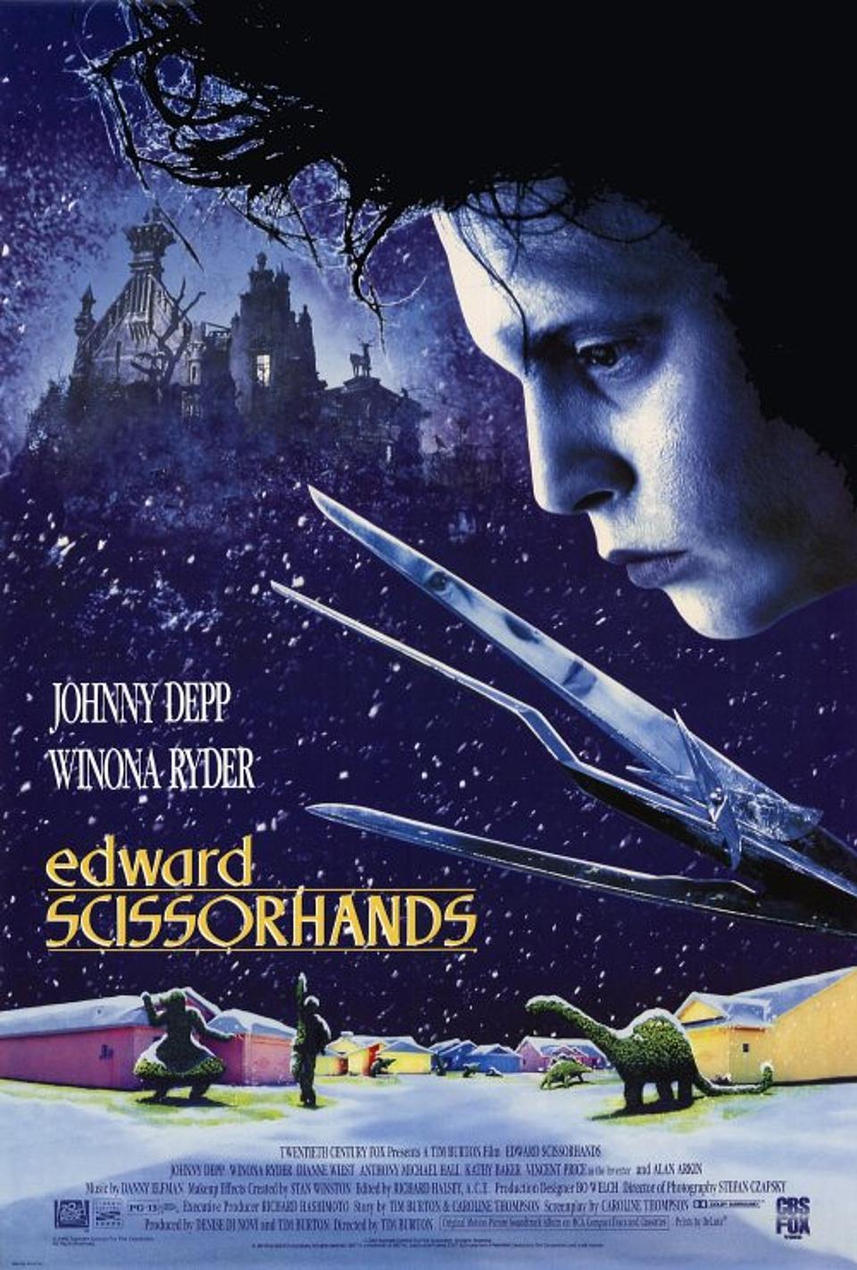 Edward Scissorhands (1990) เอ็ดเวิร์ด มือกรรไกร Johnny Depp