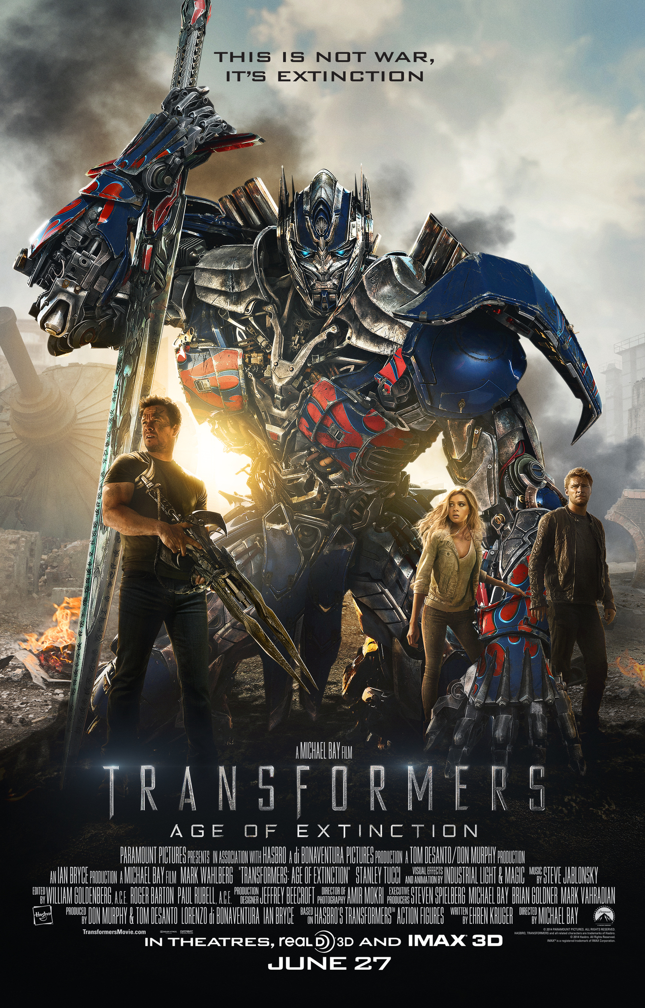 Transformers 4 Age of Extinction (2014) ทรานส์ฟอร์เมอร์ส มหาวิบัติยุคสูญพันธุ์ Mark Wahlberg