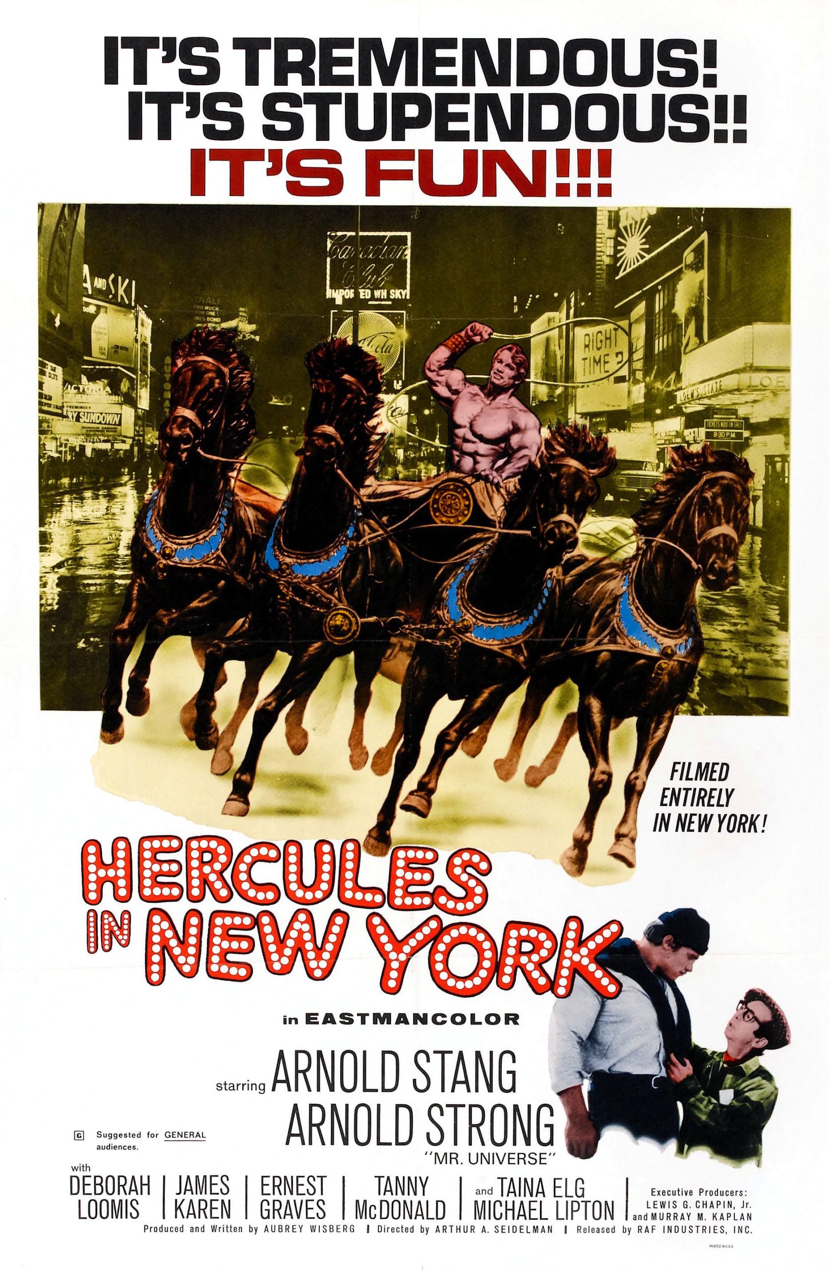 Hercules in New York (1970) เฮอร์คิวลิสตะลุยนิวยอร์ค Arnold Stang