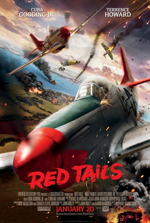 Red Tails (2012) สงครามกลางเวหาของเสืออากาศผิวสี Cuba Gooding Jr.