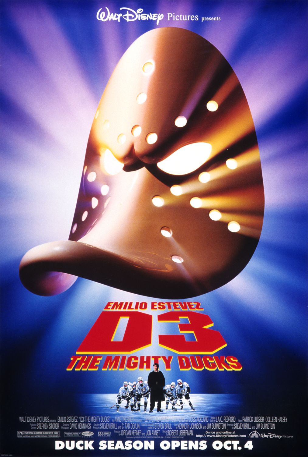 D3: The Mighty Ducks 3 (1996) ขบวนการหัวใจตะนอย 3 Emilio Estevez