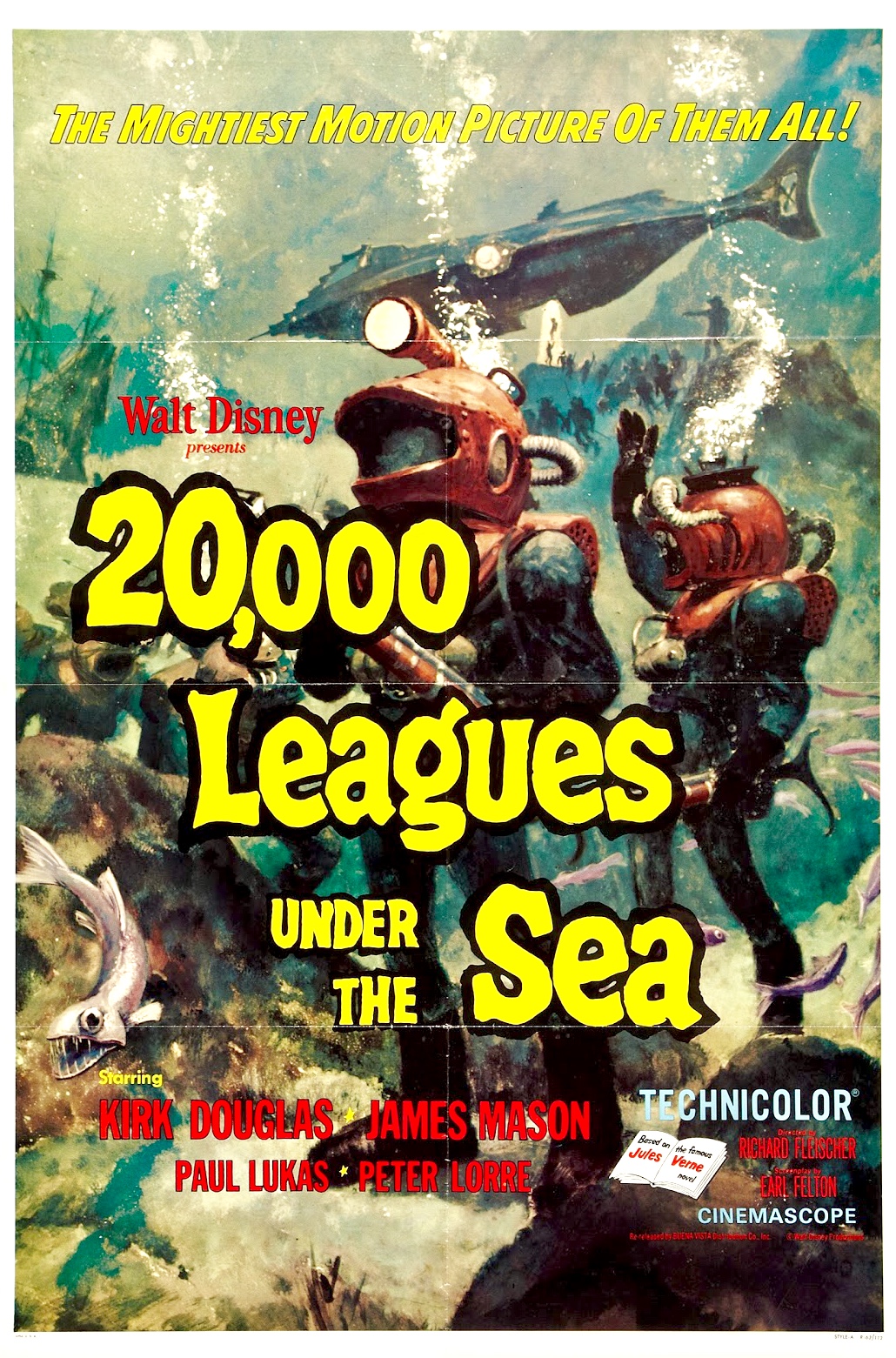 20,000 Leagues Under the Sea (1954) ใต้ทะเล 20,000 โยชน์ Kirk Douglas