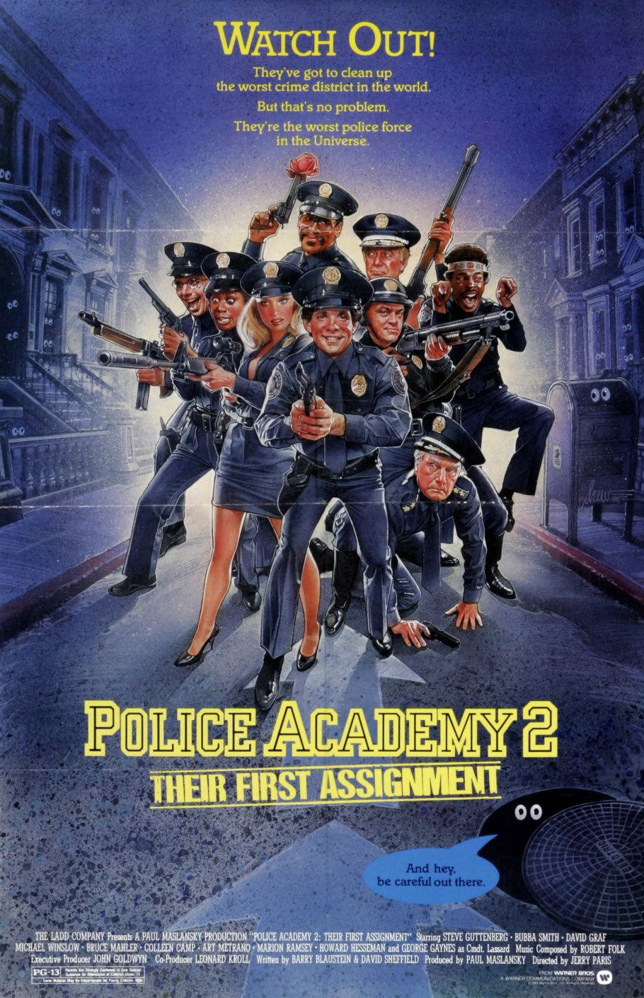Police Academy 2: Their First Assignment (1985) โปลิศจิตไม่ว่าง 2 Steve Guttenberg