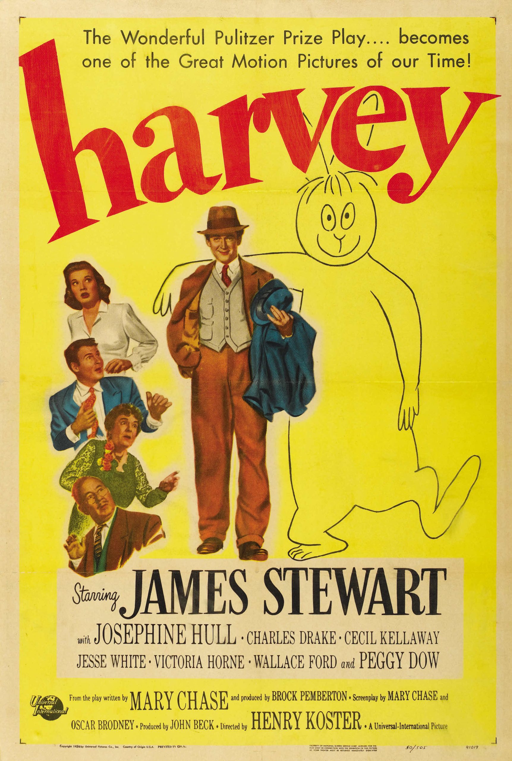 Harvey (1950) ฮาร์วี่ย์ เพื่อนซี้ไม่มีซ้ำ James Stewart