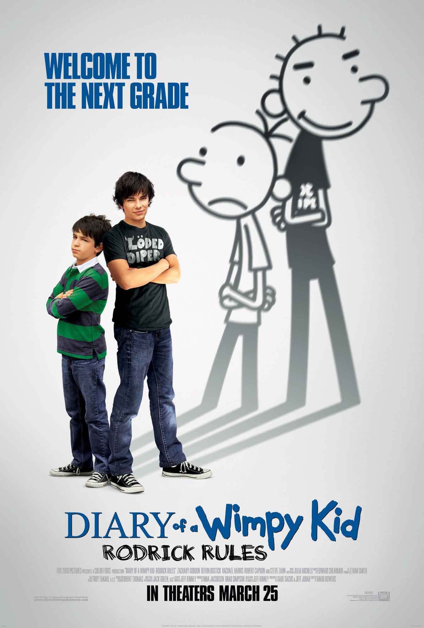 Diary of a Wimpy Kid Rodrick Rules (2011) ไดอารี่ของเด็กไม่เอาถ่าน 2 Zachary Gordon