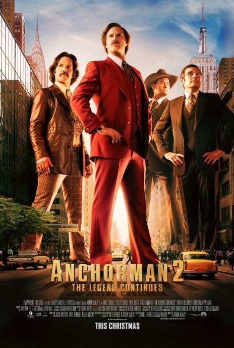 Anchorman 2: The Legend Continues (2013) แองเคอร์แมน 2 ขำข้นคนข่าว Will Ferrell