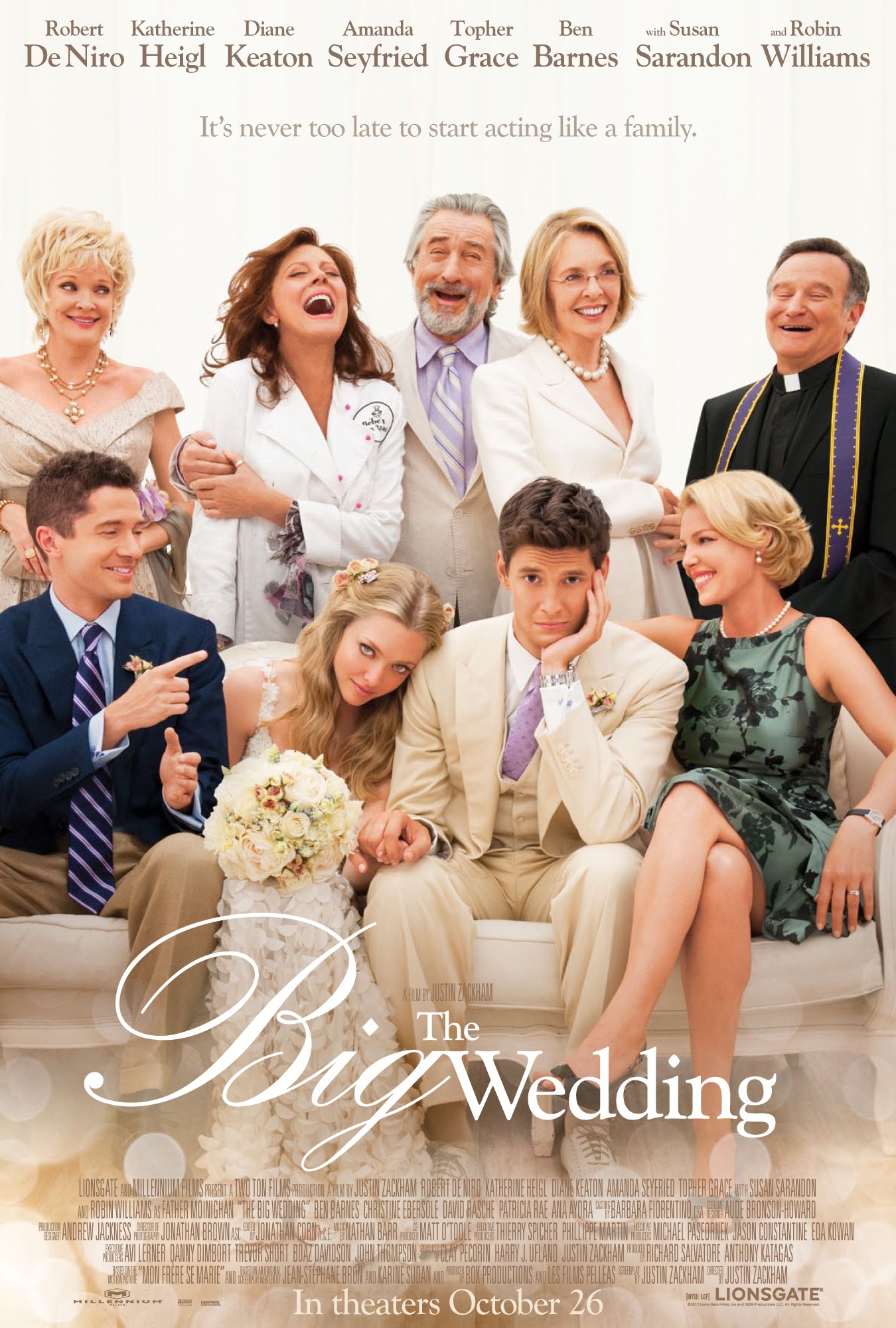 The Big Wedding (2013) พ่อตาซ่าส์ วิวาห์ป่วง Robert De Niro