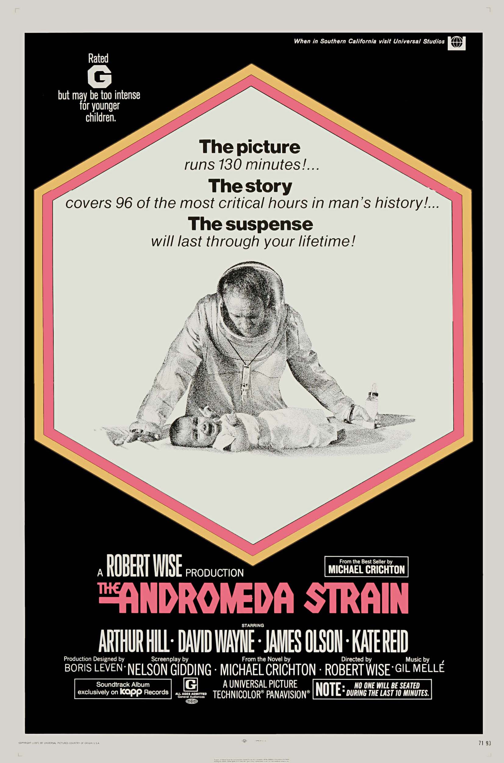 The Andromeda Strain (1971) แอนโดรเมด้า สงครามสยบไวรัสล้างโลก James Olson