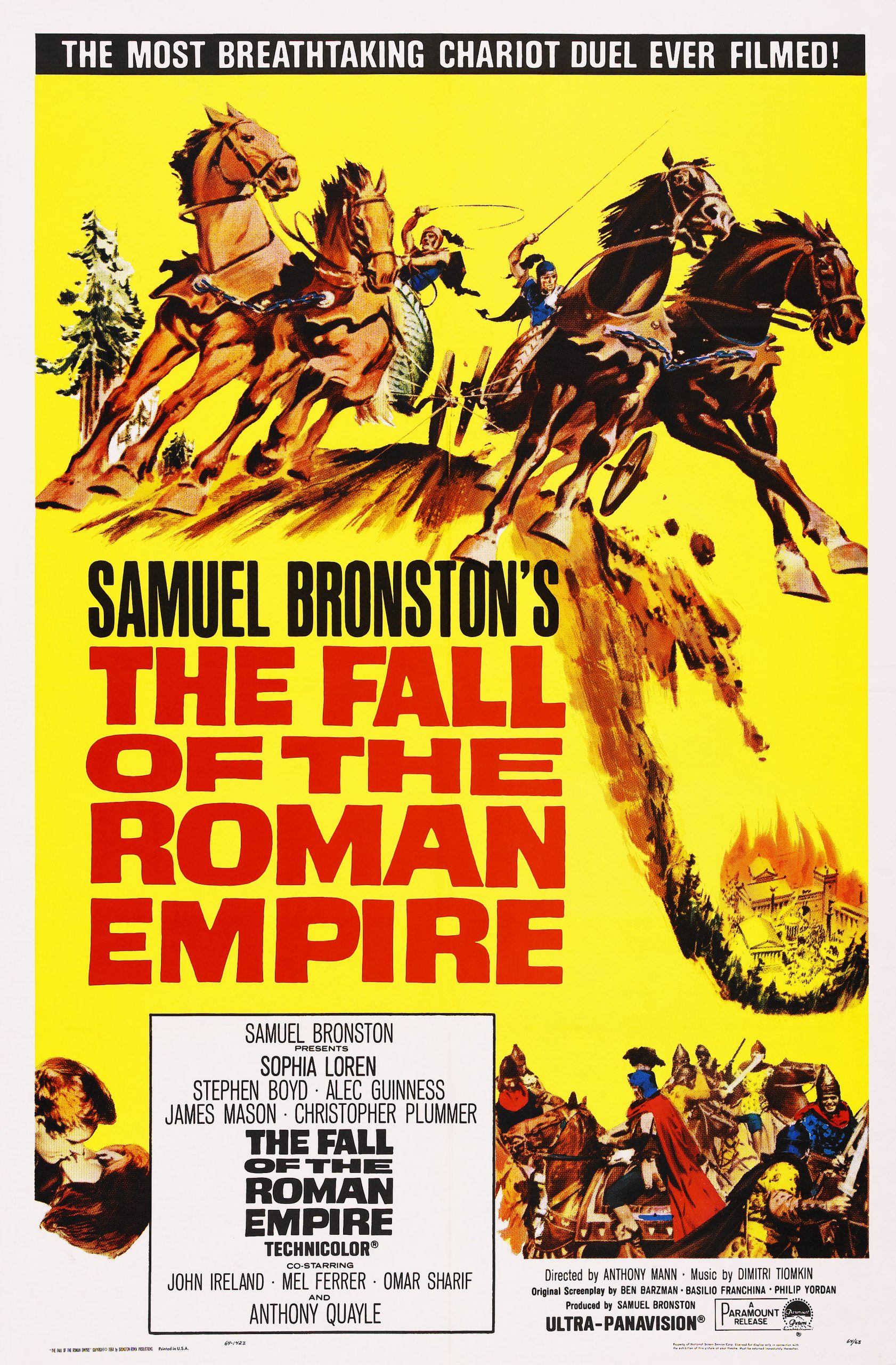 The Fall of the Roman Empire (1964) อาณาจักรโรมันถล่ม Sophia Loren