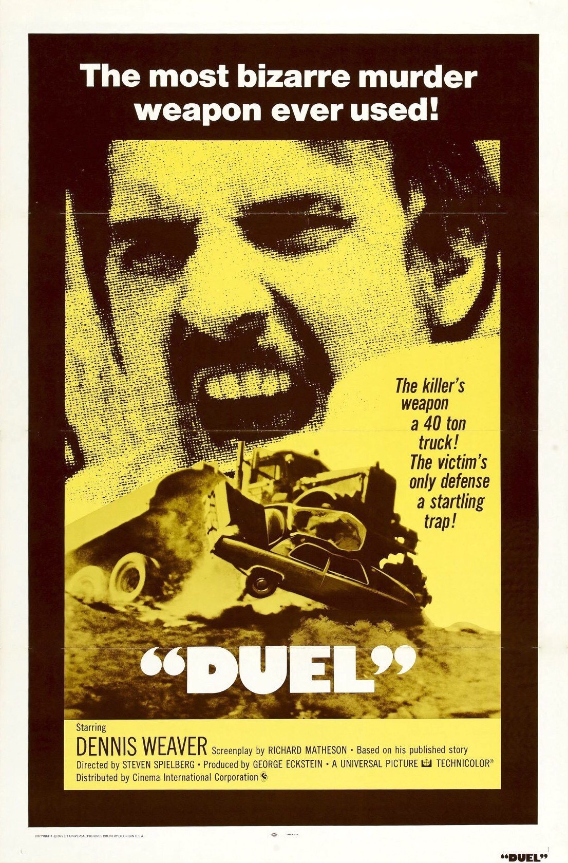 Duel (1971) ตำนานโหด ฝ่าตีนอำมหิต Dennis Weaver