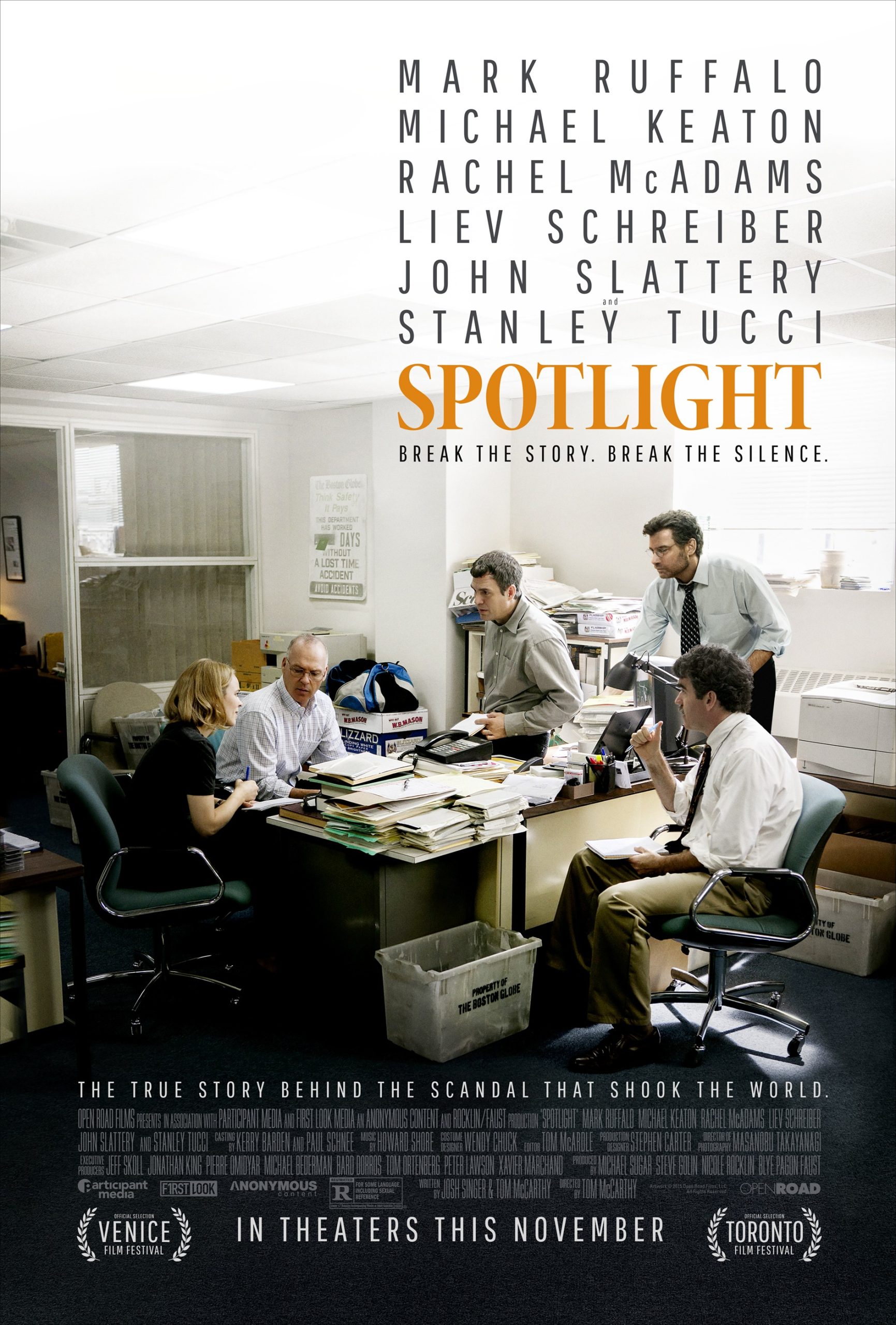 Spotlight (2015) คน ข่าว คลั่ง Mark Ruffalo