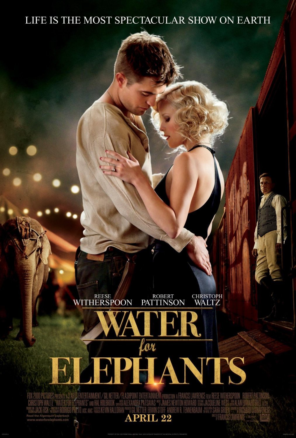 Water for Elephants (2011) มายารัก ละครสัตว์ Robert Pattinson