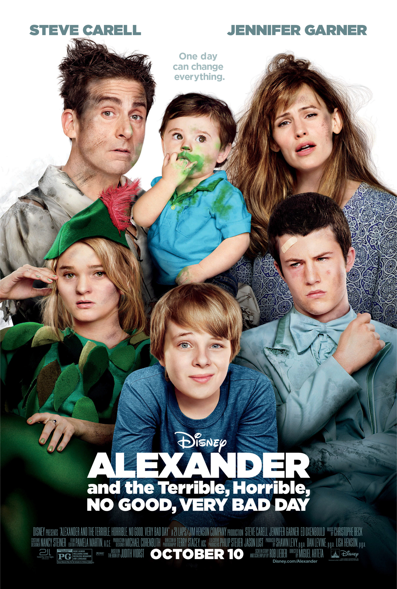 Alexander and the Terrible Horrible No Good Very Bad Day (2014) อเล็กซานเดอร์กับวันมหาซวยห่วยสุดๆ Steve Carell