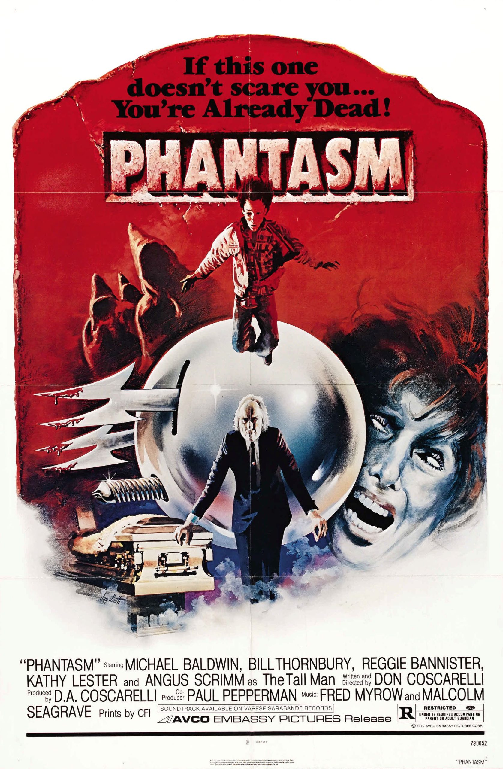 Phantasm (1979) วงจรประหลาด A. Michael Baldwin