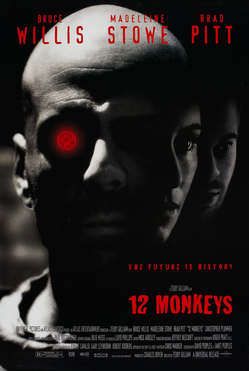 Twelve Monkeys 12 (1995) มังกี้ส์ 12 ลิงมฤตยูล้างโลก Bruce Willis