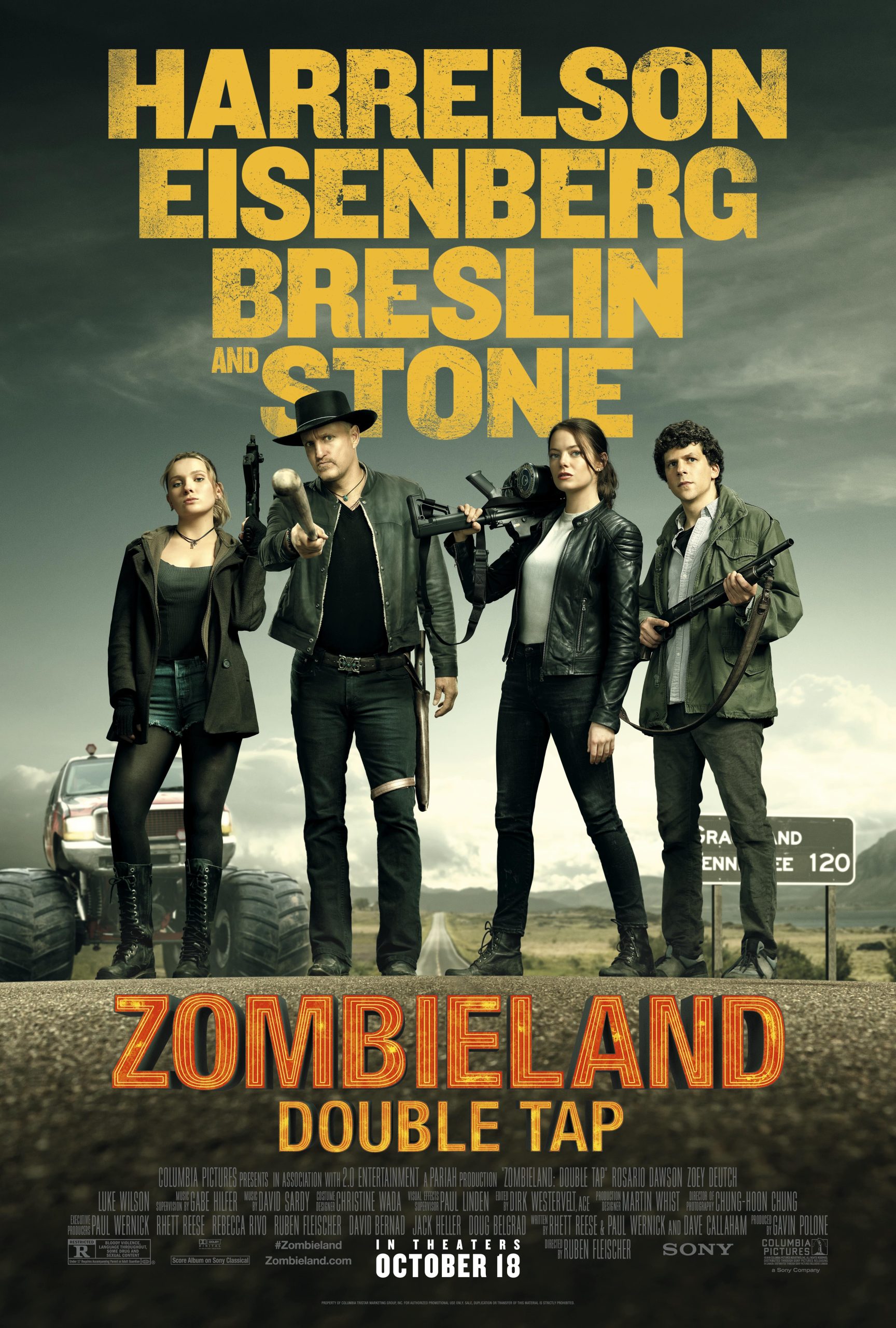 Zombieland: Double Tap (2019) ซอมบี้แลนด์ 2 แก๊งซ่าส์ล่าล้างซอมบี้ Woody Harrelson