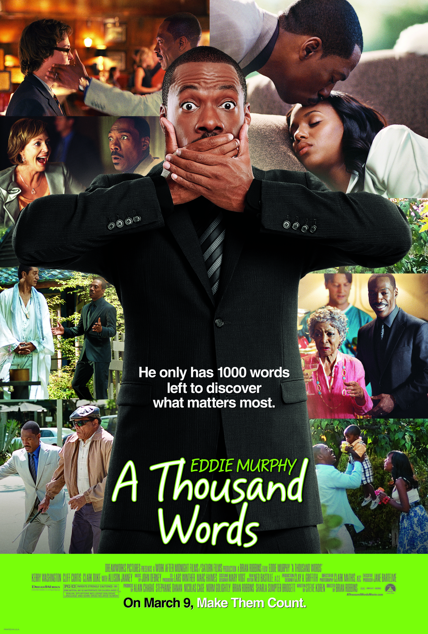 A Thousand Words (2012) ปาฎิหาริย์ 1000 คำกำราบคนขี้จุ๊ Eddie Murphy