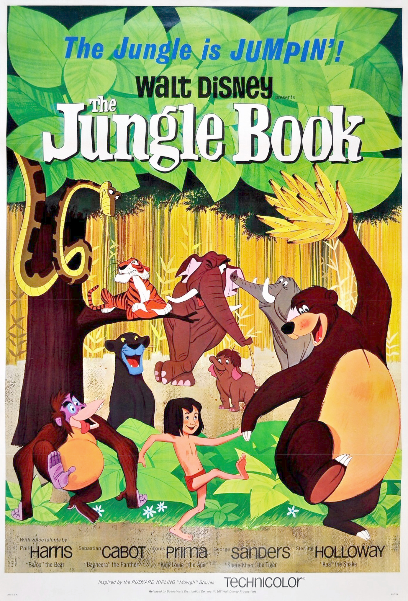 The Jungle Book (1967) เมาคลีลูกหมาป่า Phil Harris