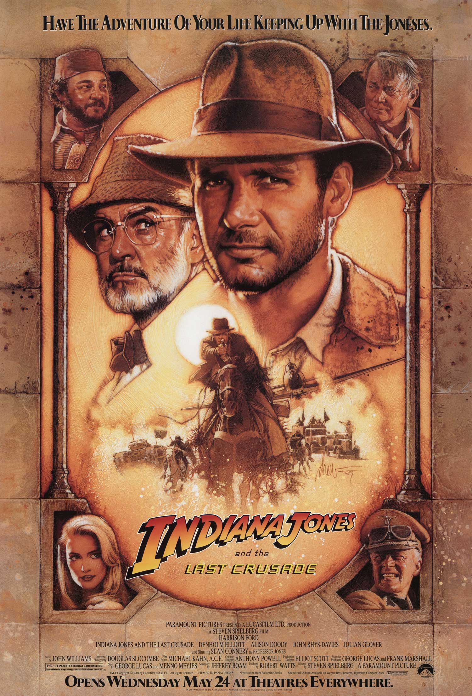 Indiana Jones and the Last Crusade 3 (1989) ขุมทรัพย์สุดขอบฟ้า 3 ตอน ศึกอภินิหารครูเสด Harrison Ford