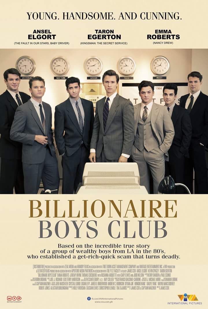 Billionaire Boys Club (2018) รวมพลรวยอัจฉริยะ Ansel Elgort