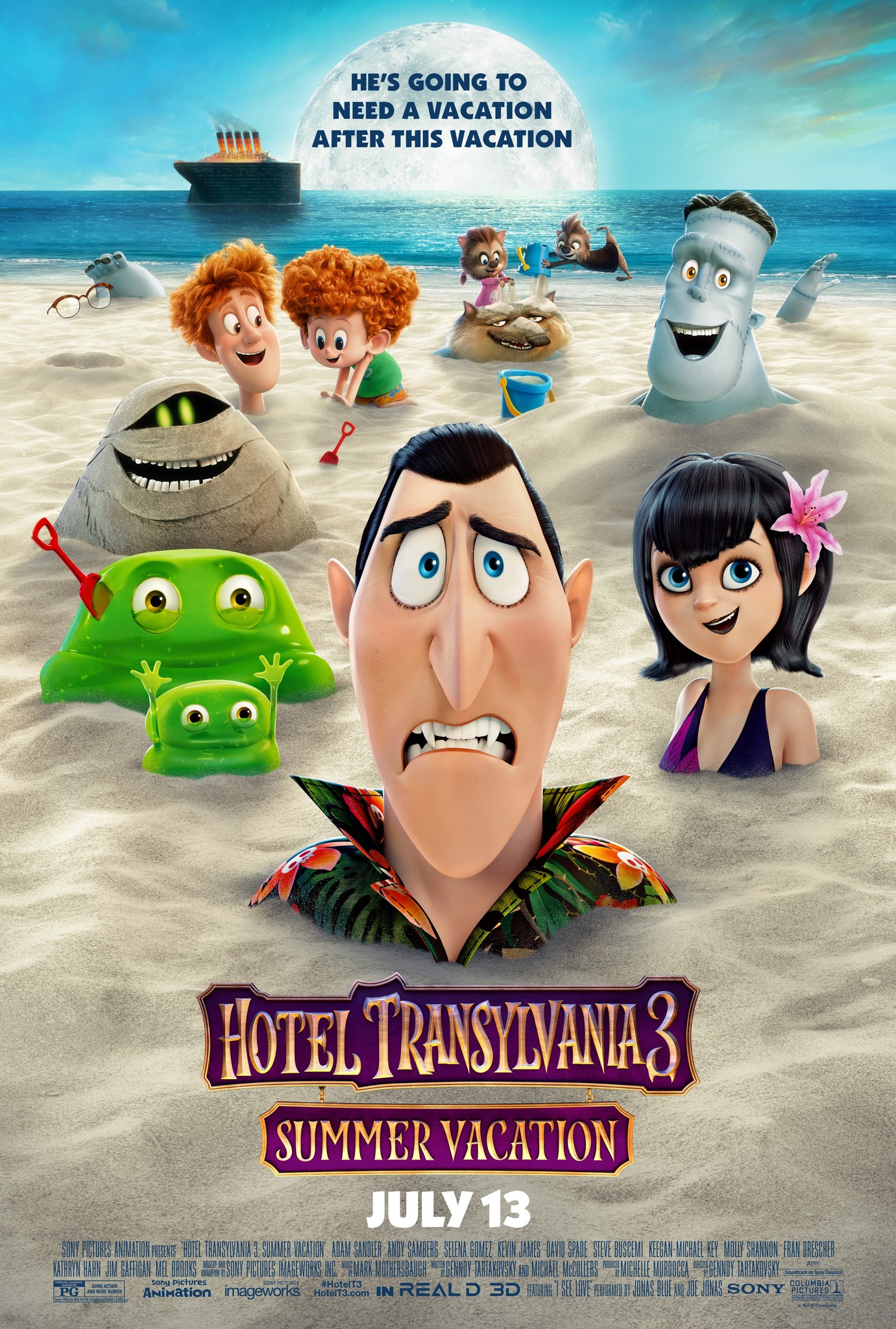 Hotel Transylvania 3 Summer Vacation (2018) โรงแรมผีหนีไปพักร้อน 3 Adam Sandler