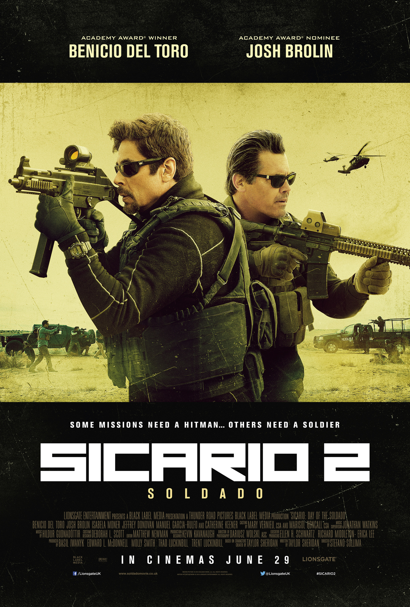 Sicario 2 Day of The Soldado (2018) ทีมพิฆาตทะลุแดนคนเดือด 2 Benicio Del Toro
