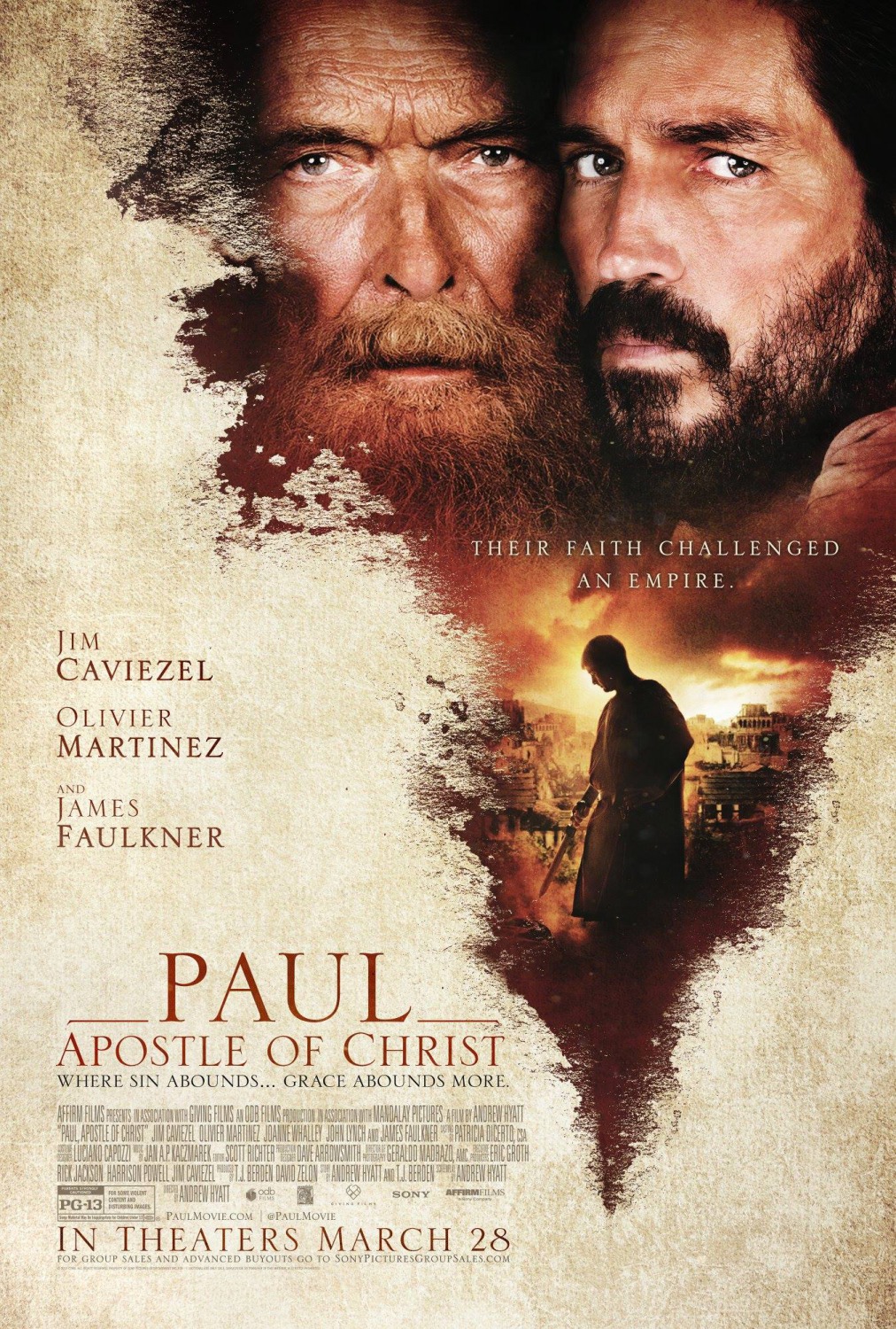 Paul Apostle of Christ (2018) พอล อัครสาวกของพระเจ้า Jim Caviezel