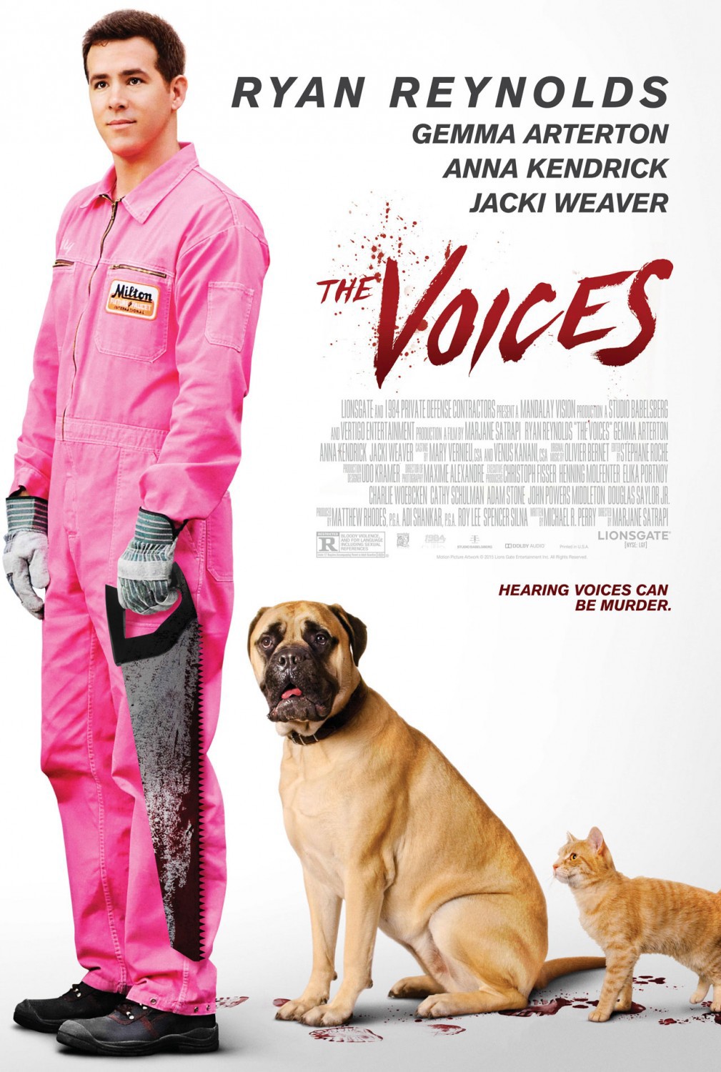 The Voices (2014) แผนจี๊ดๆ คิดได้ไง Ryan Reynolds