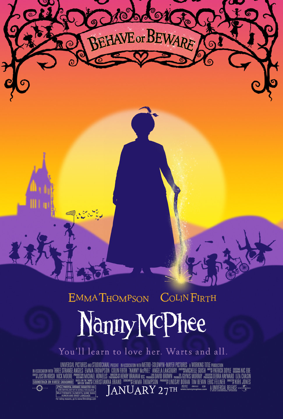 Nanny McPhee (2005) แนนนี่ แมคฟี่ พี่เลี้ยงมะลึกกึ๊กกึ๋ย Emma Thompson
