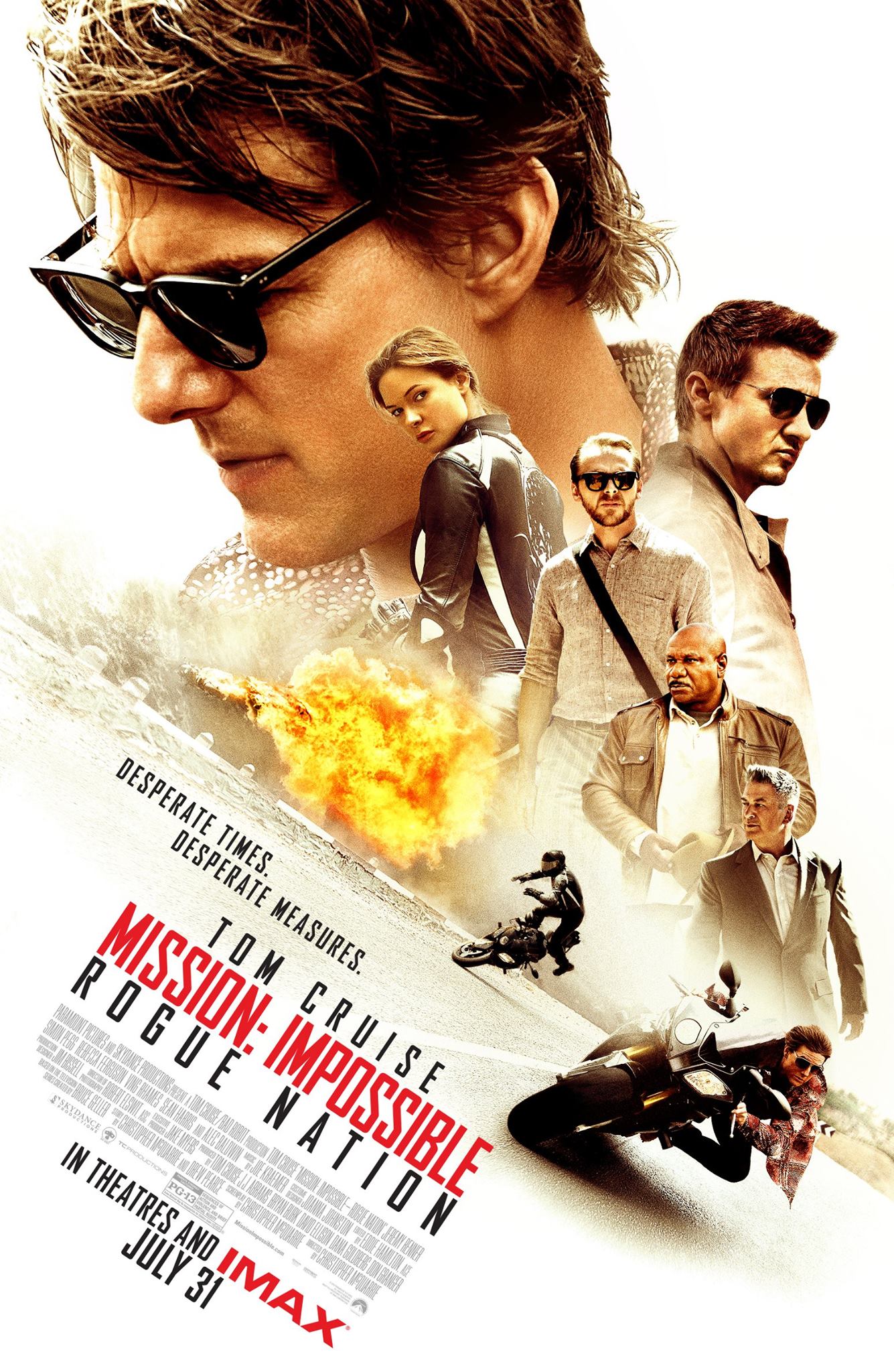 Mission Impossible 5 Rogue Nation (2016) มิชชั่นอิมพอสซิเบิ้ล 5 ปฏิบัติการรัฐอำพราง Tom Cruise