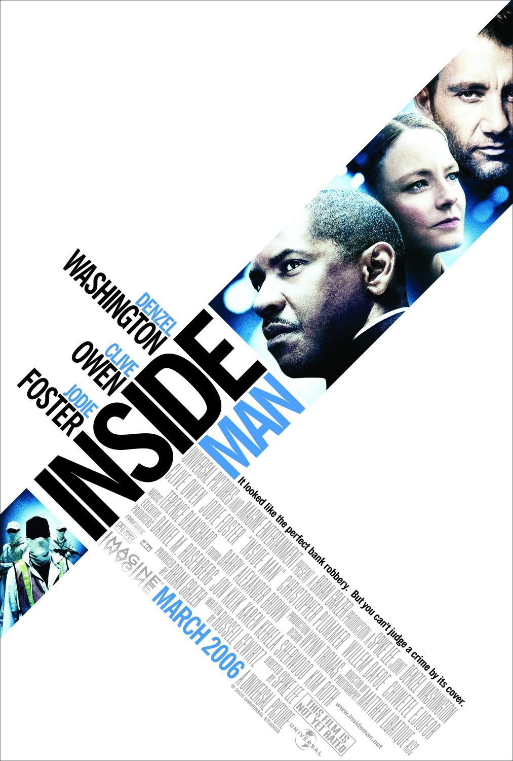 Inside Man (2006) ล้วงแผนปล้น คนในปริศนา Denzel Washington