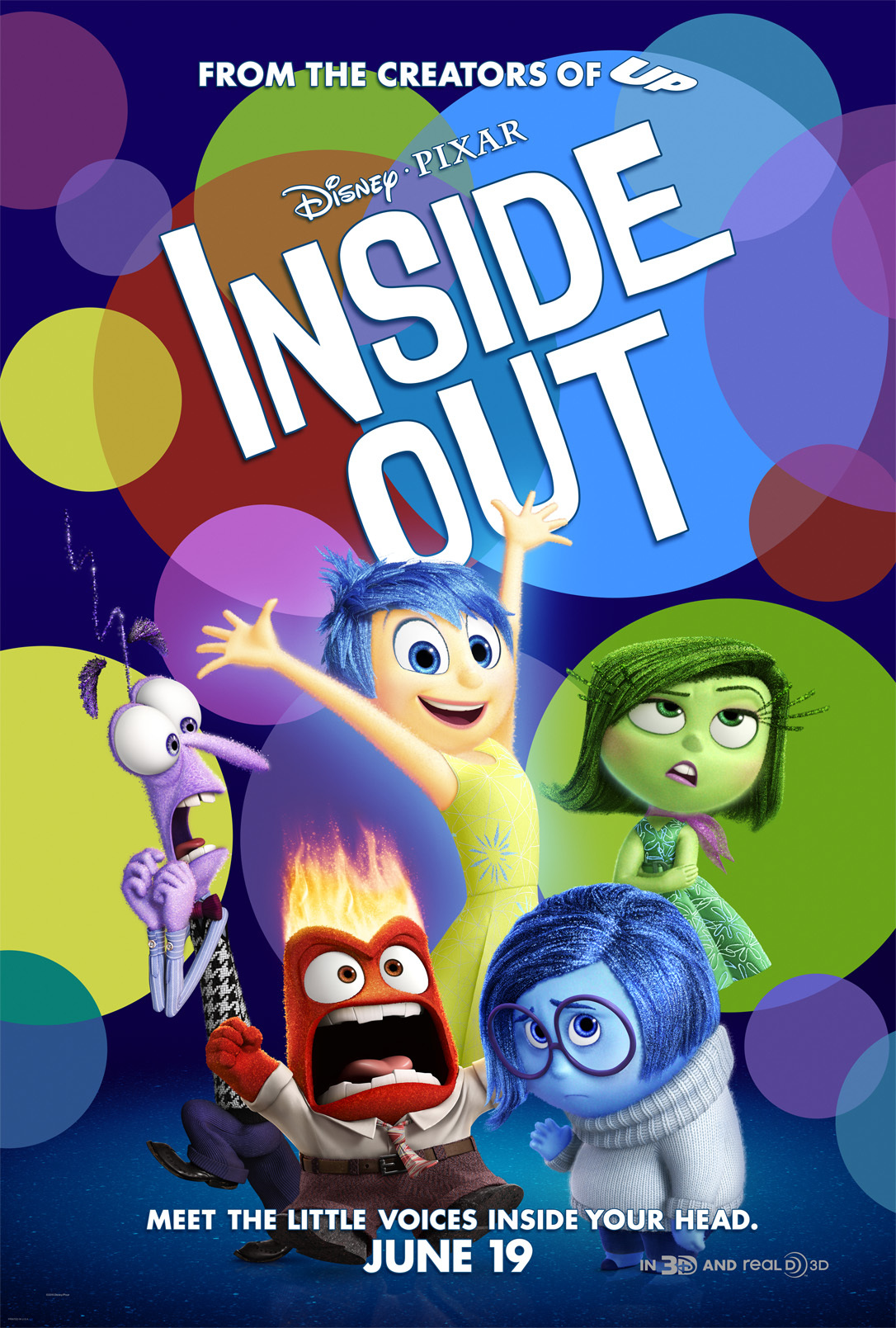 Inside Out (2015) อินไซด์ เอาท์ มหัศจรรย์อารมณ์อลเวง Amy Poehler