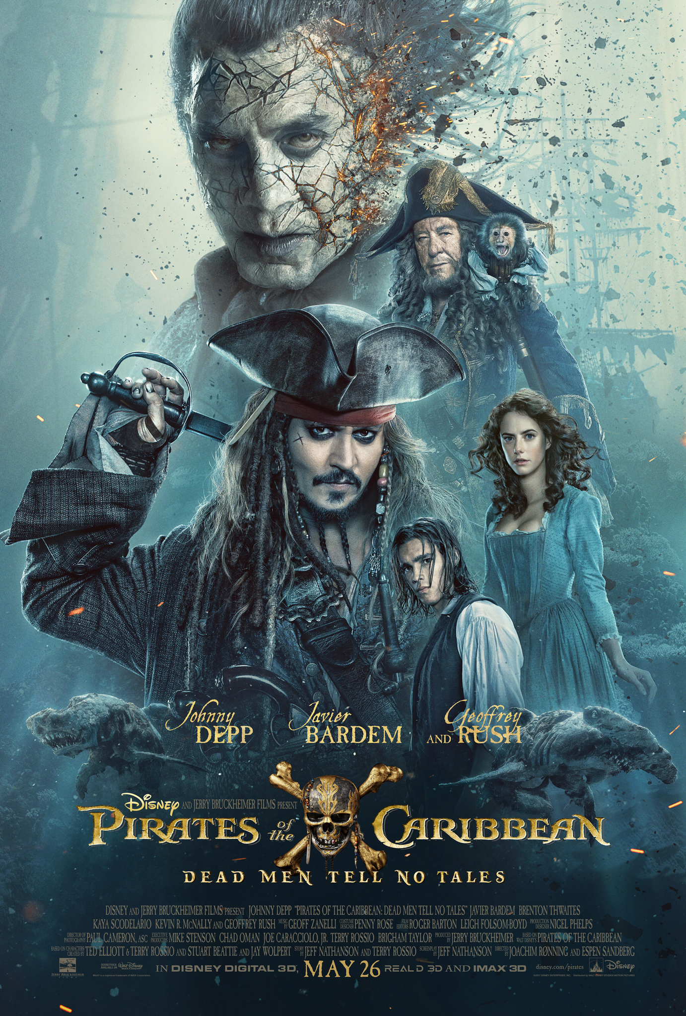 Pirates of the Caribbean 5 Dead Men Tell No Tales (2017) สงครามแค้นโจรสลัดไร้ชีพ Johnny Depp