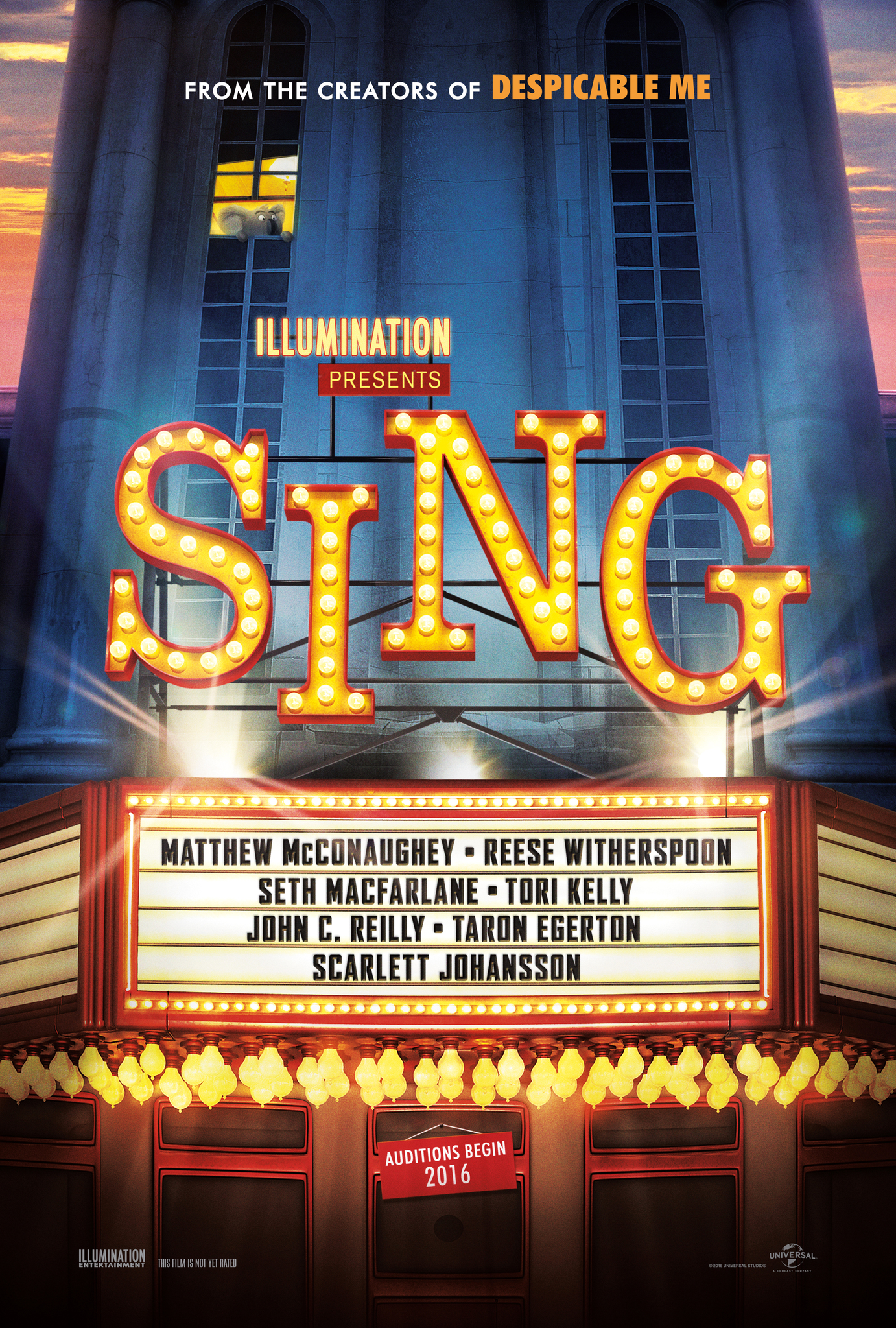 Sing (2016) ร้องจริง เสียงจริง Matthew McConaughey