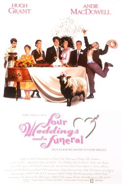 Four Weddings and a Funeral (1994) ไปงานแต่งงาน 4 ครั้ง หัวใจนั่งเฉยไม่ได้แล้ว Hugh Grant