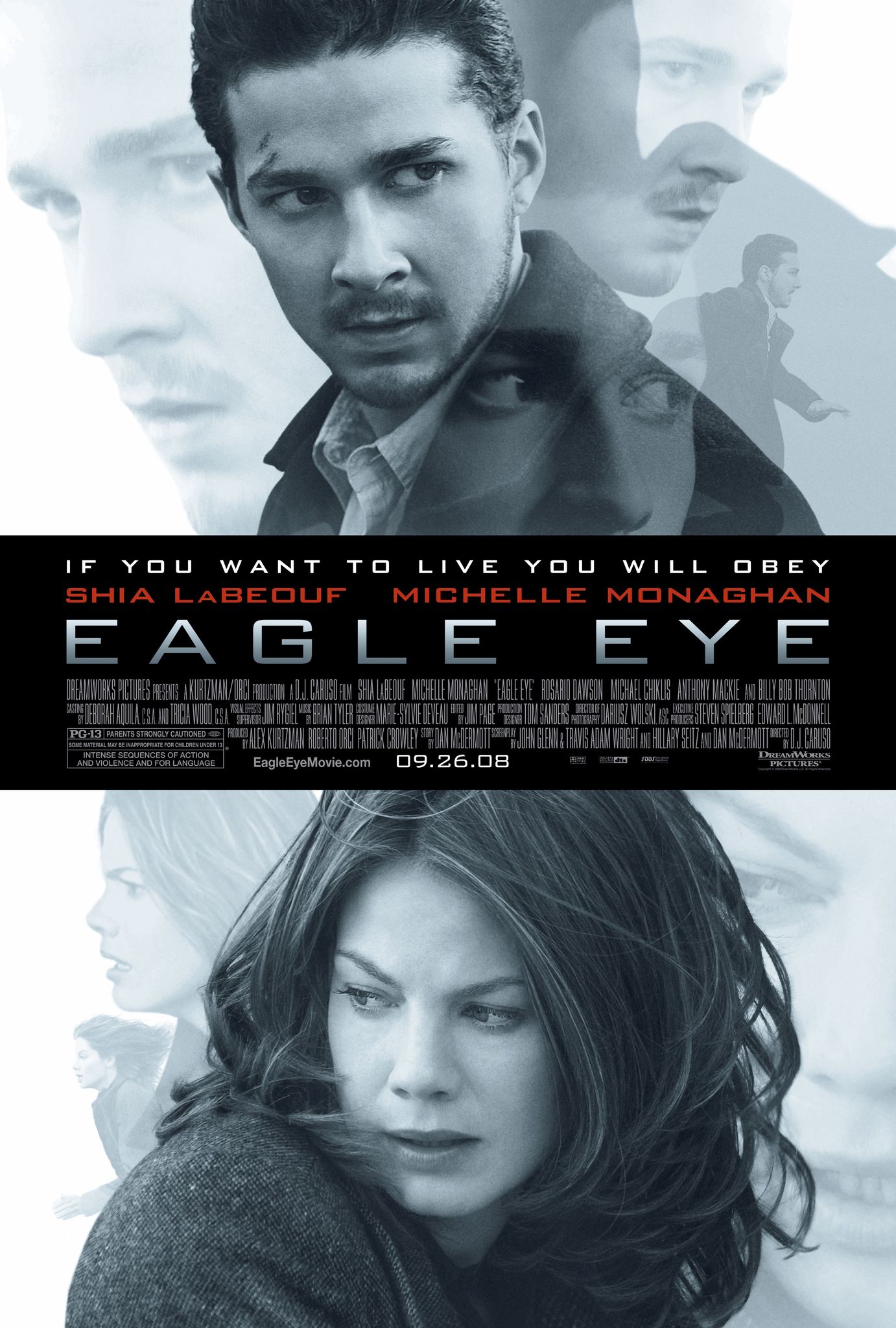 Eagle Eye (2008) แผนสังหารพลิกนรก Shia LaBeouf