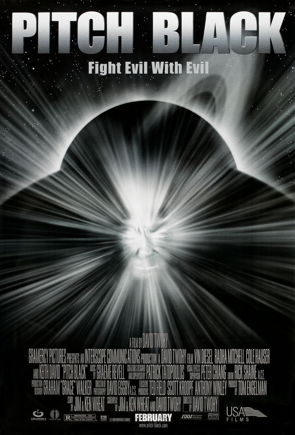 Riddick 1 Pitch Black (2000) ฝูงค้างคาวฉลามสยองจักรวาล Radha Mitchell