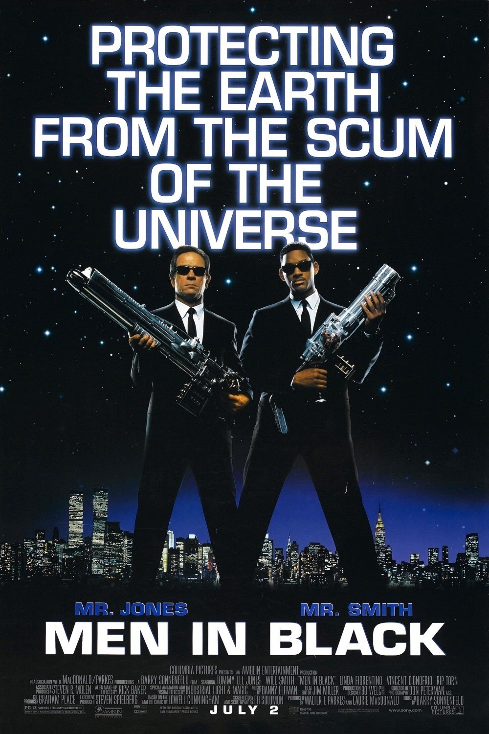 Men in Black 1 (1997) เอ็มไอบี หน่วยจารชนพิทักษ์จักรวาล 1 Tommy Lee Jones