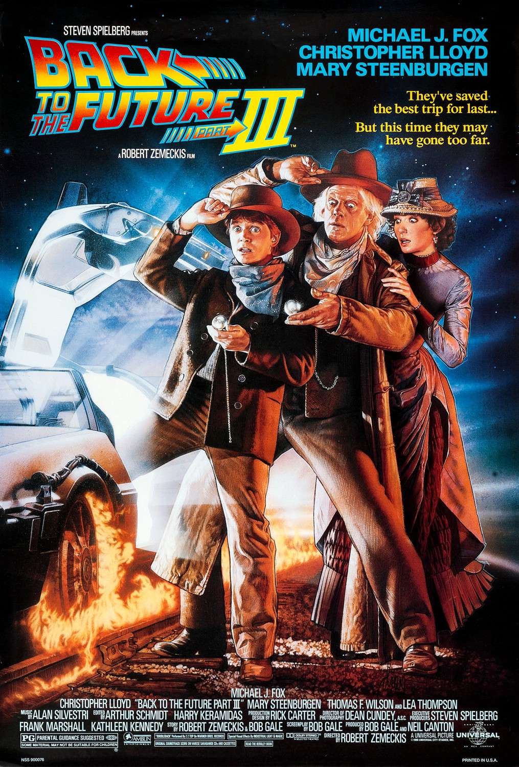 Back to the Future Part III (1990) เจาะเวลาหาอดีต 3 Michael J. Fox