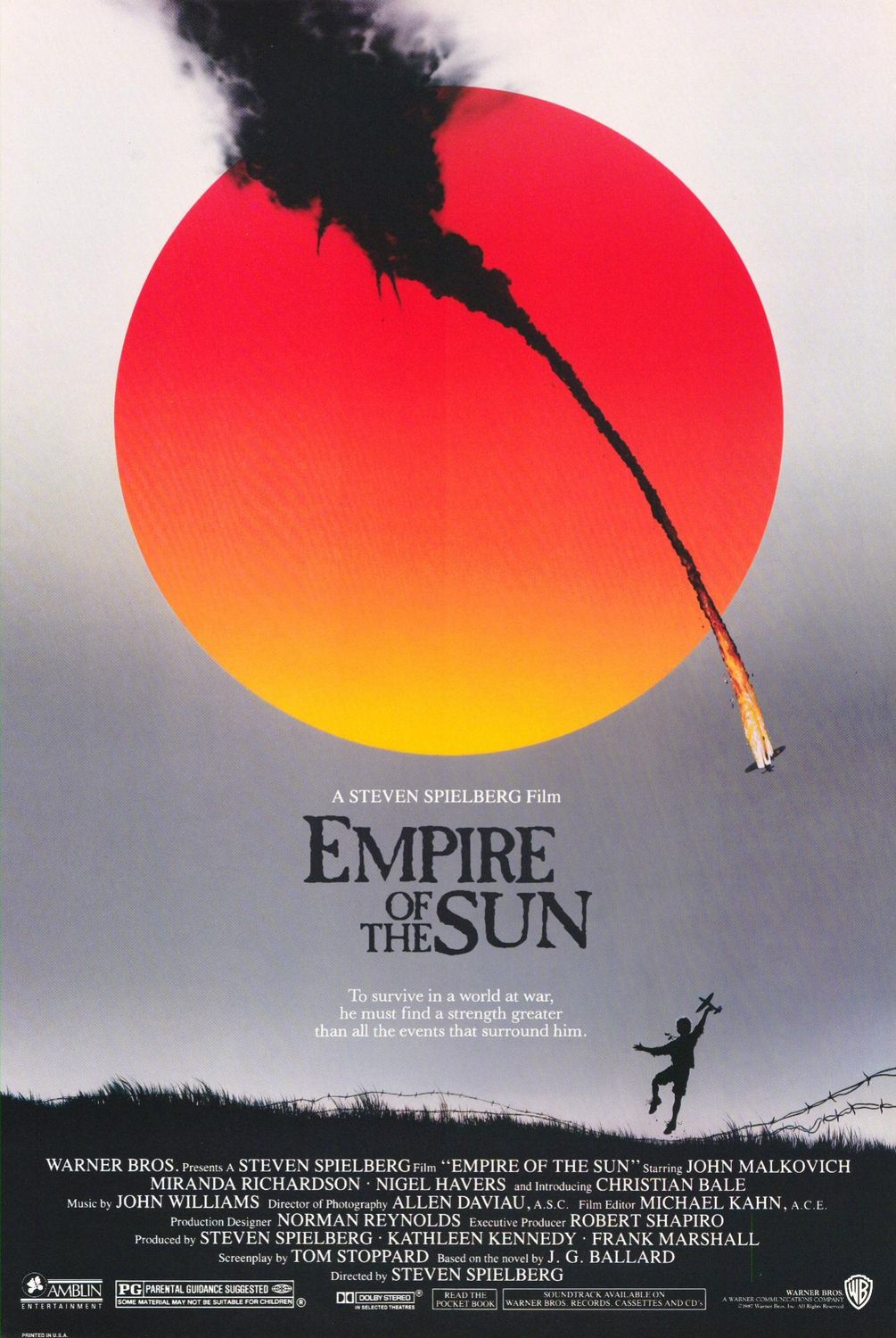 Empire of the Sun (1987) น้ำตาสีเลือด Christian Bale