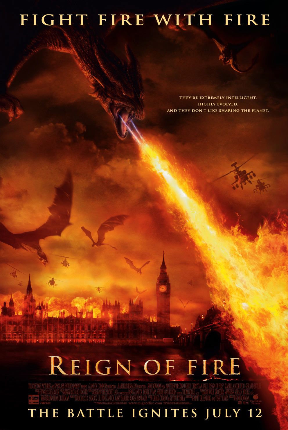 Reign Of Fire (2002) กองทัพมังกรเพลิงถล่มโลก Matthew McConaughey