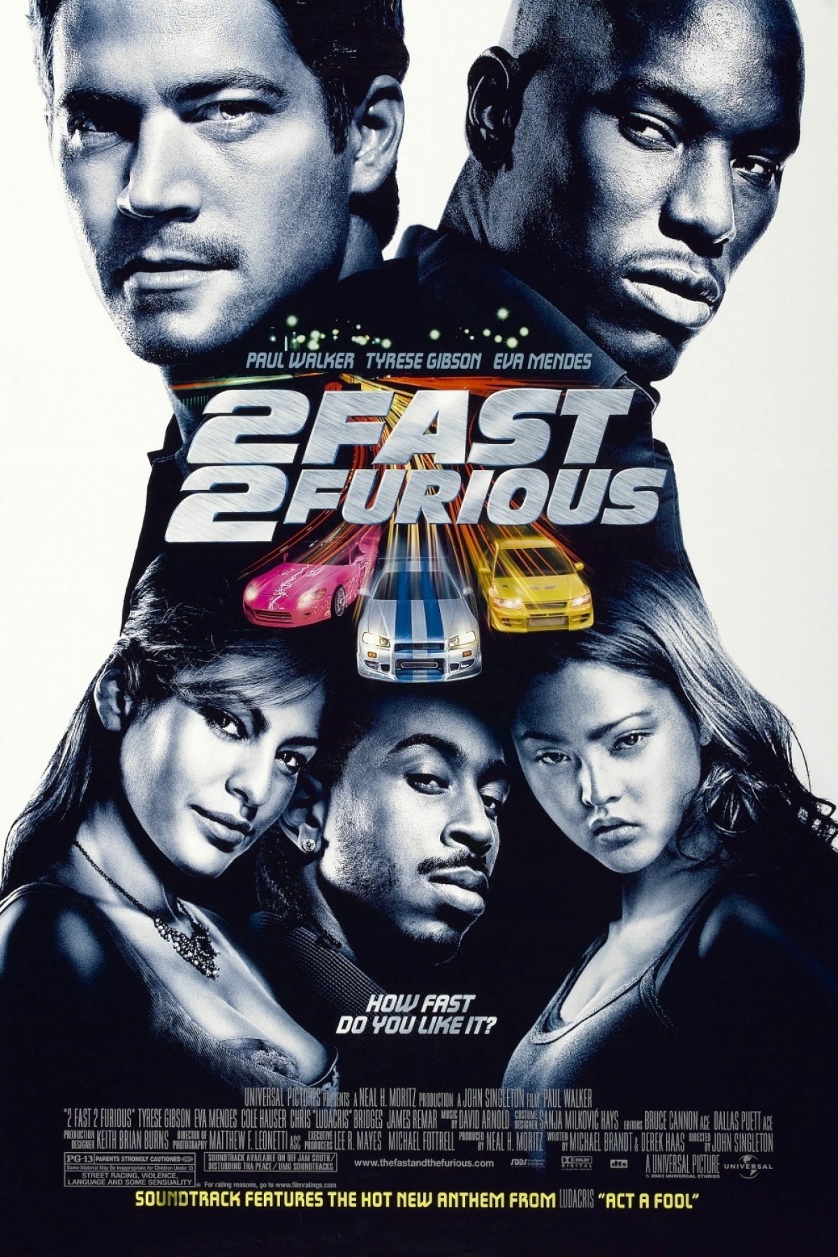 2 Fast 2 Furious (2003) เร็วคูณ 2 ดับเบิ้ลแรงท้านรก Paul Walker