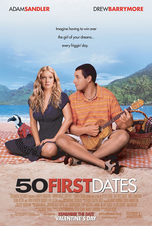 50 First Dates 50 (2004) เดท จีบเธอไม่เคยจำ Adam Sandler