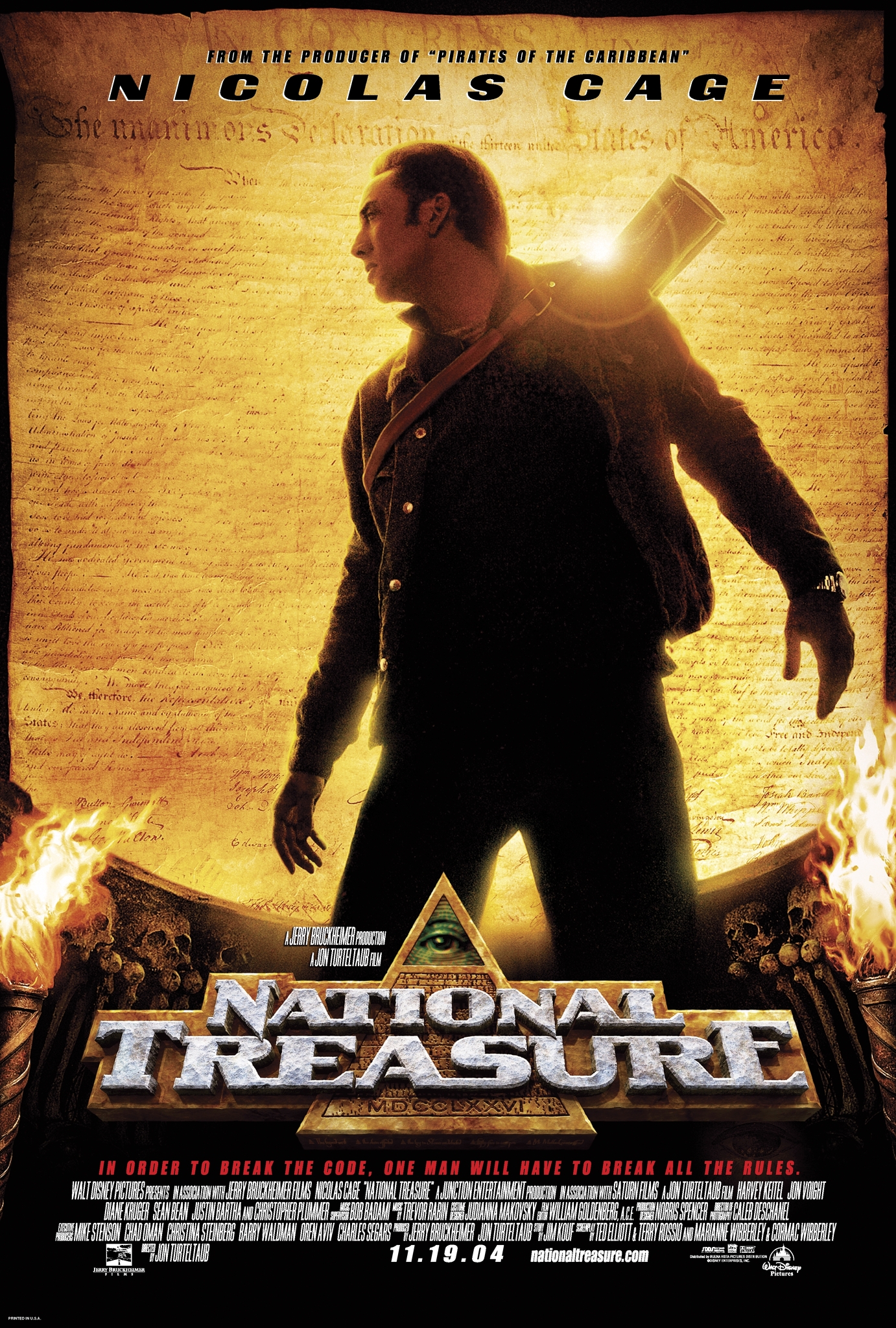 National Treasure 1 (2004) ปฎิบัติการเดือดล่าบันทึกสุดขอบโลก 1 Nicolas Cage