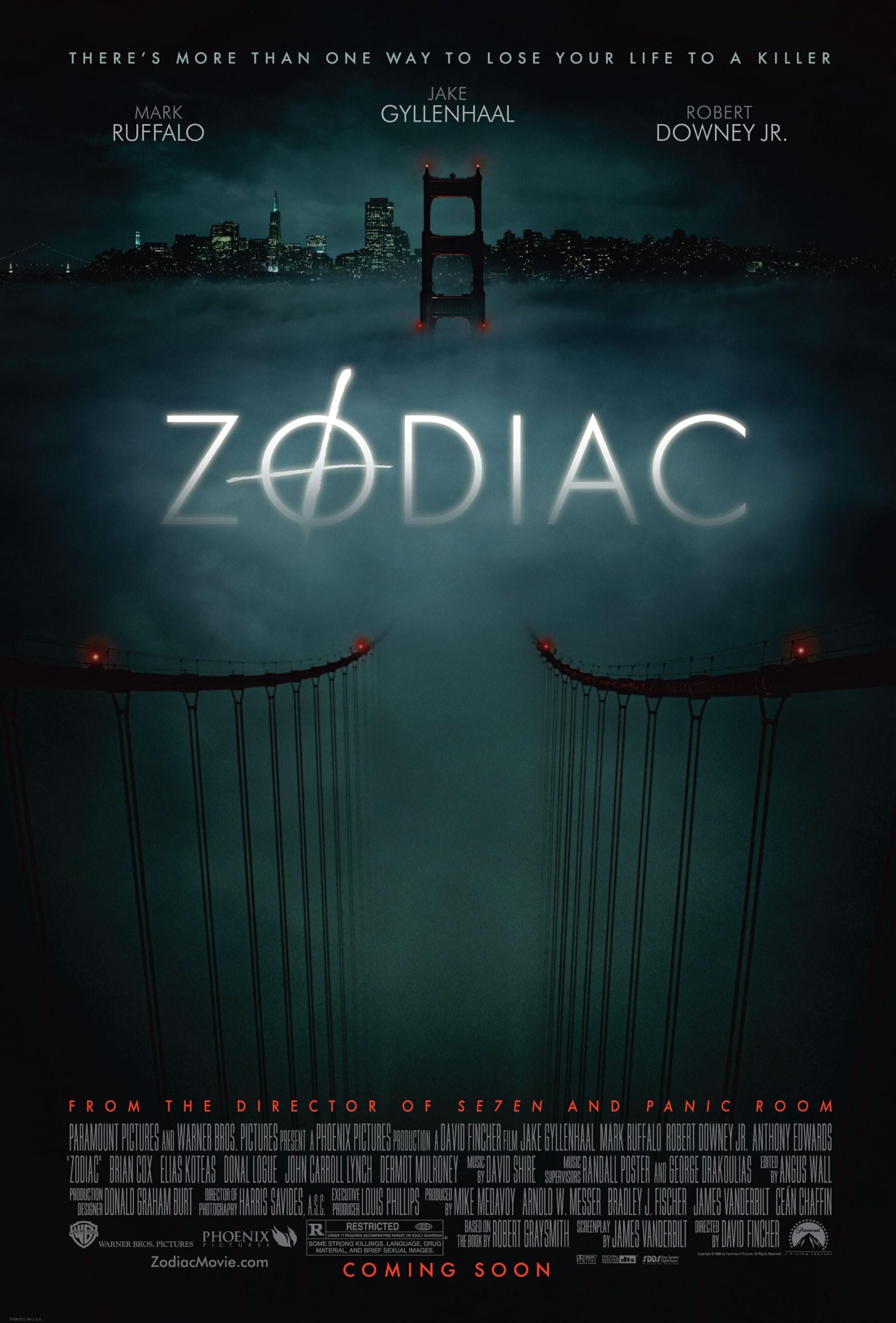 Zodiac (2007) ตามล่า รหัสฆ่าฆาตกรอำมหิต Jake Gyllenhaal