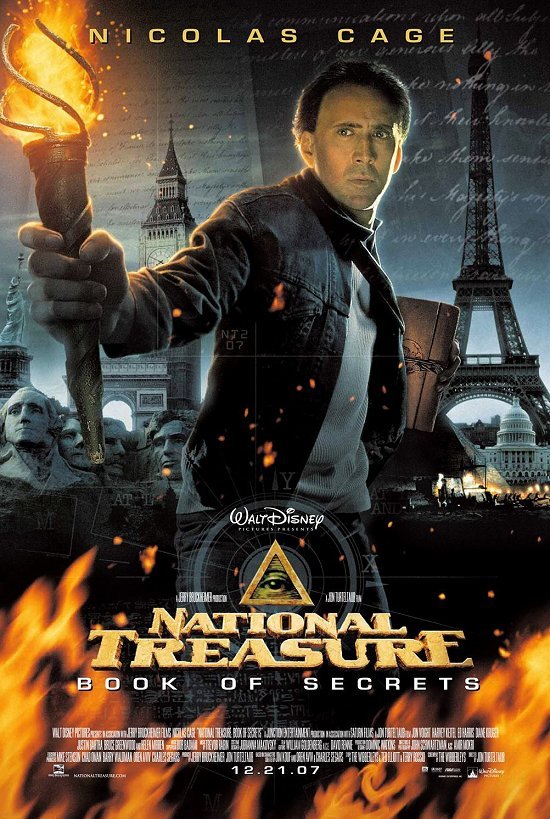 National Treasure 2 (2007) ปฎิบัติการเดือดล่าบันทึกสุดขอบโลก 2 Nicolas Cage