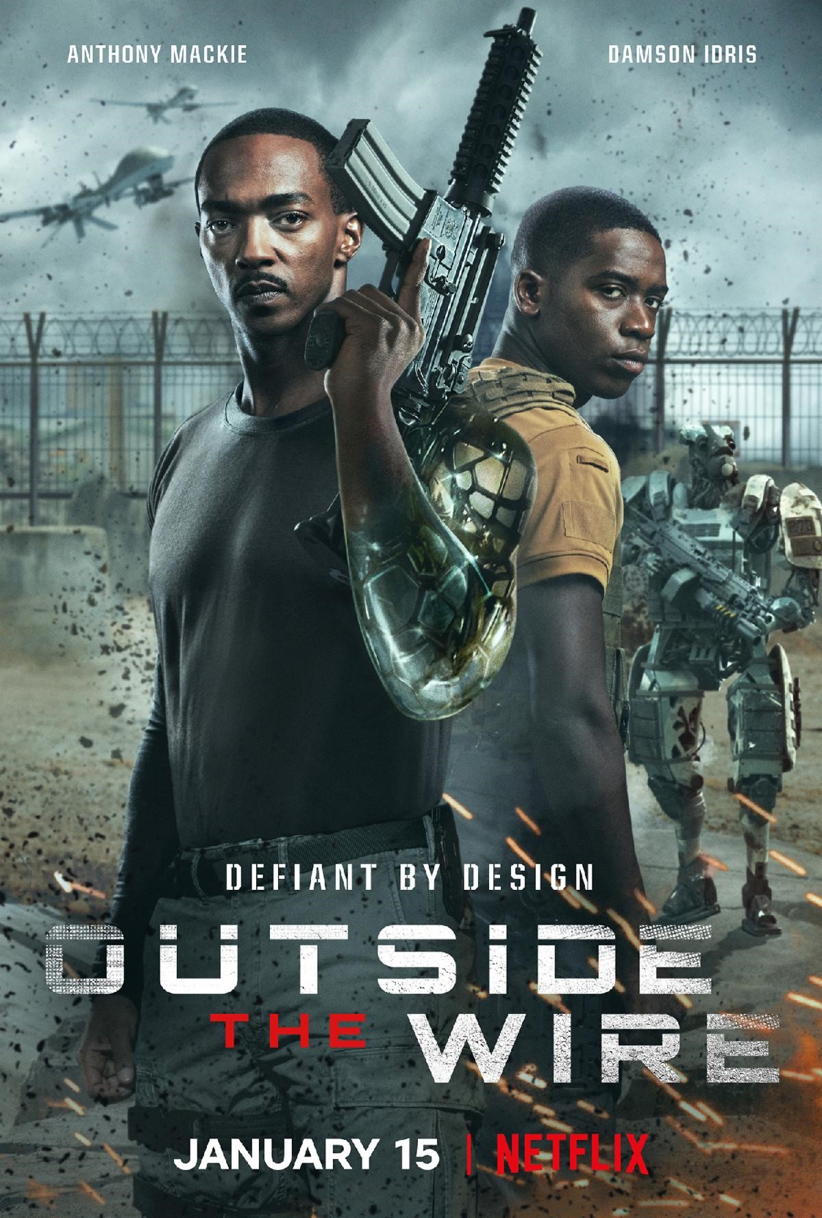 Outside the Wire (2021) สมรภูมินอกลวดหนาม Anthony Mackie