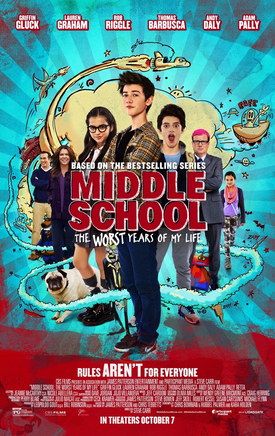 Middle school The Worst Year Of My Life (2016) โจ๋แสบ แหกกฏเกรียน Griffin Gluck